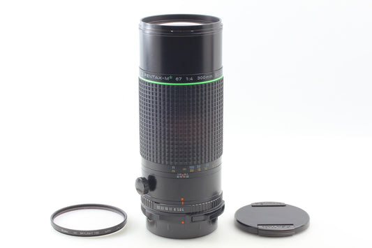 "Top Mint+++" SMC Pentax-M* 67 300mm F/4 ED IF Green Star MF Lens 6x7 II JAPAN