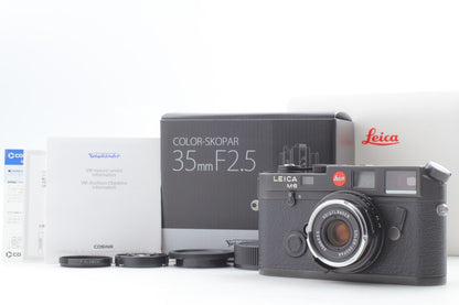 "Top Mint+++ w/ 35mm Lens Unused" Leica M6 Black 0.72 Non TTL Rangefinder JAPAN