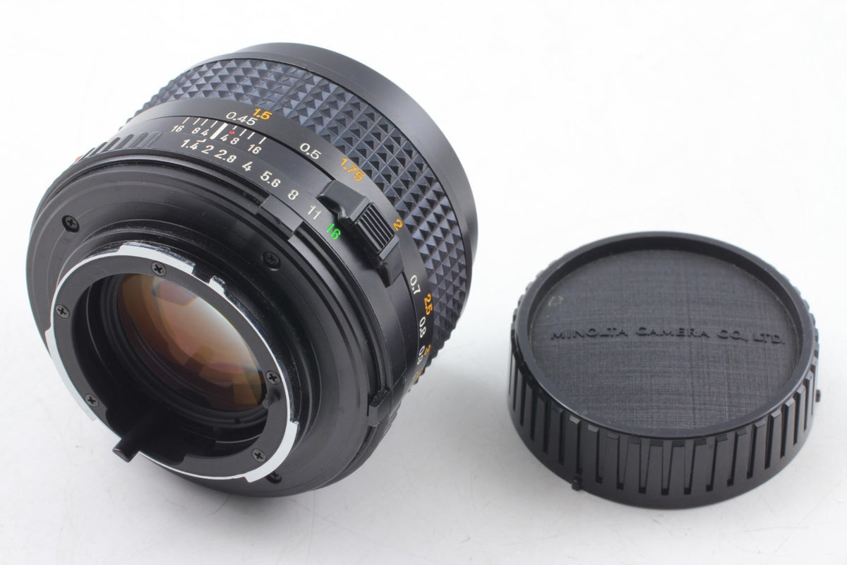 "Top Mint+++ w/ Case" Minolta MD Rokkor 50mm f/1.4 MF Standard Lens JAPAN