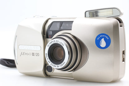 "Mint+++" Olympus Mju III 120 38-120mm 35mm Point & Shoot Film Camera From JAPAN