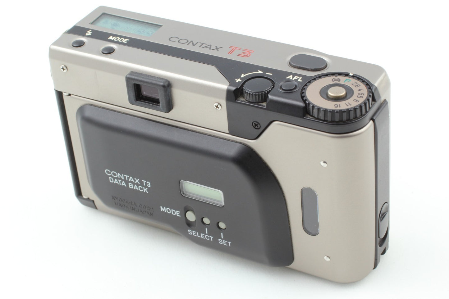 "Near Mint+++" Contax T3 D Titan Silver Compact 35mm Film Camera From JAPAN