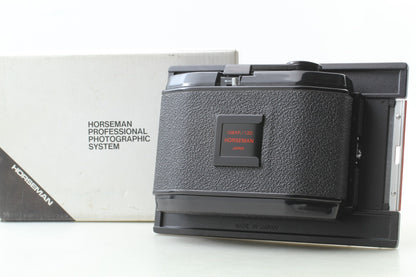 "Top Mint+++ w/ Box" Horseman 10EXP/120 Roll Film Back Holder 6x7 For 4x5 JAPAN