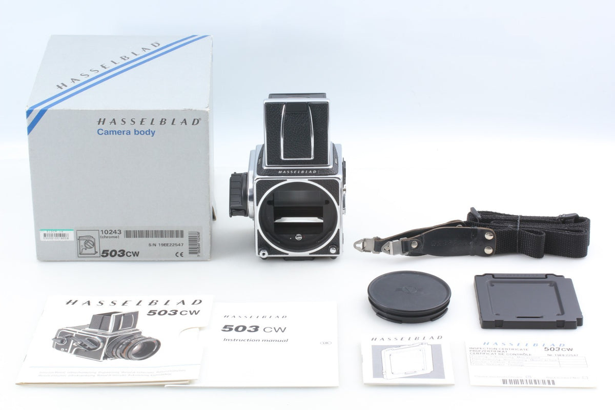 Acute ISO 3200 New Leather "Top Mint+++ w/ Box" Hasselblad 503CW Body JAPAN