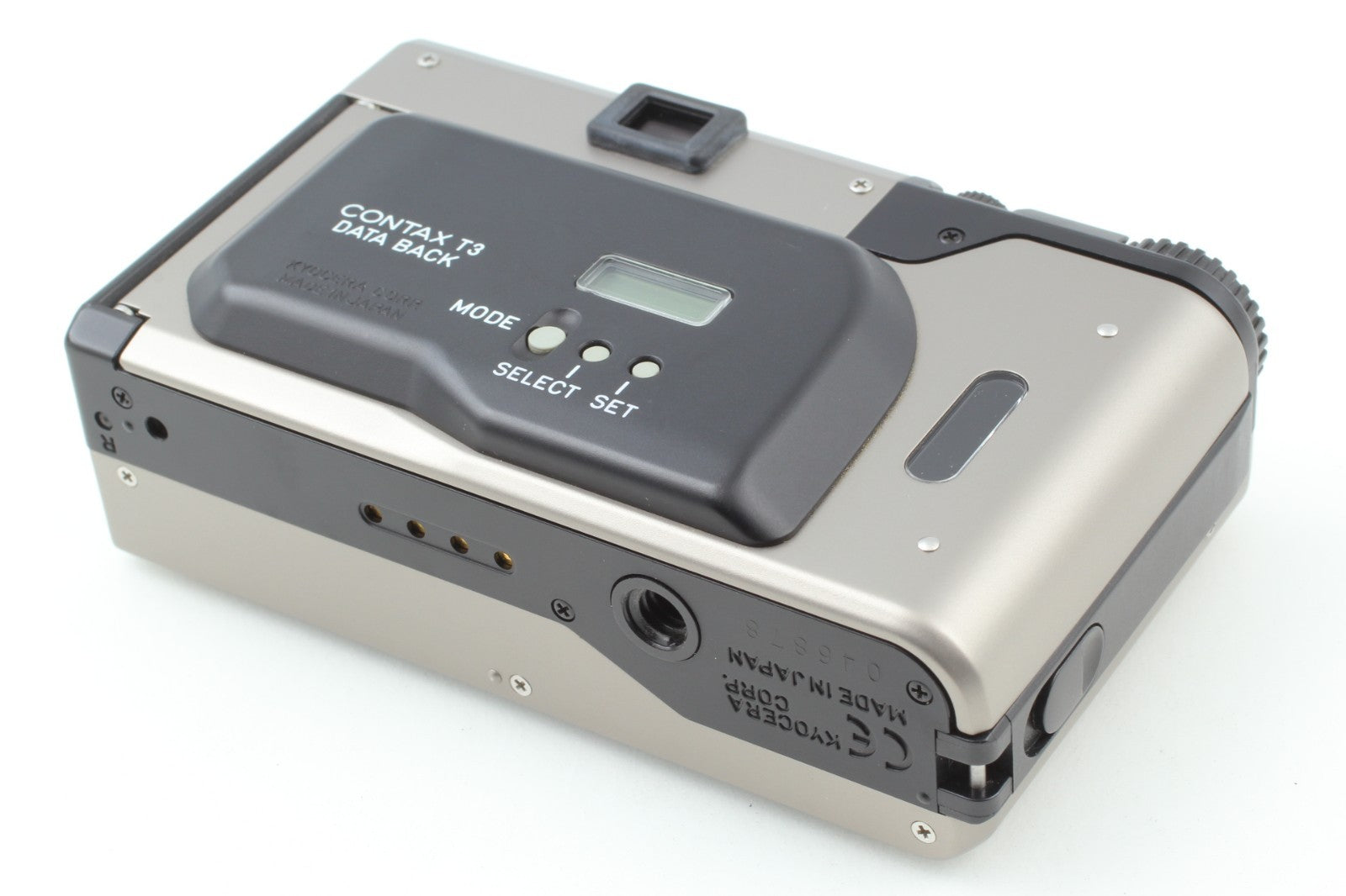 Contax T3 D Titan Silver Compact 35mm Film Camera 