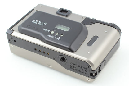"Near Mint+++" Contax T3 D Titan Silver Compact 35mm Film Camera From JAPAN