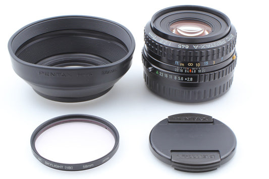 "Top Mint w/ Hood" SMC Pentax A 645 75mm F/2.8 Lens For 645 645N 645NII JAPAN
