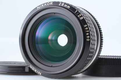 "Mint+++" Nikon Nikkor AI 28mm f/2.8 Wide Angle MF Prime Lens F Mount From JAPAN