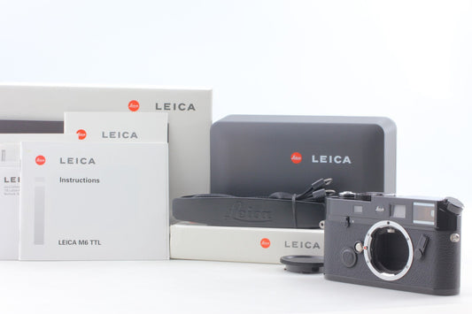 "UNUSED" Leica M6 TTL LHSA 0.72 Black Paint Special Edition Solms Germany 10443
