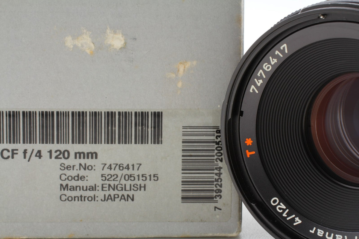 "Top Mint w/ Box" Hasselblad Carl Zeiss Makro Planar T* CF 120mm f/4 Lens JAPAN