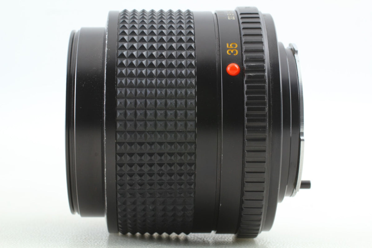 "Near Mint+++ w/ Hood Case" Minolta MD 35mm F1.8 Wide Angle MF Lens From JAPAN