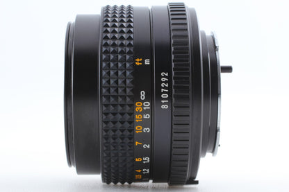 "Mint+++ w/ Box" MINOLTA New MD 50mm f/1.7 Standard MF Prime Lens MD Mount JAPAN