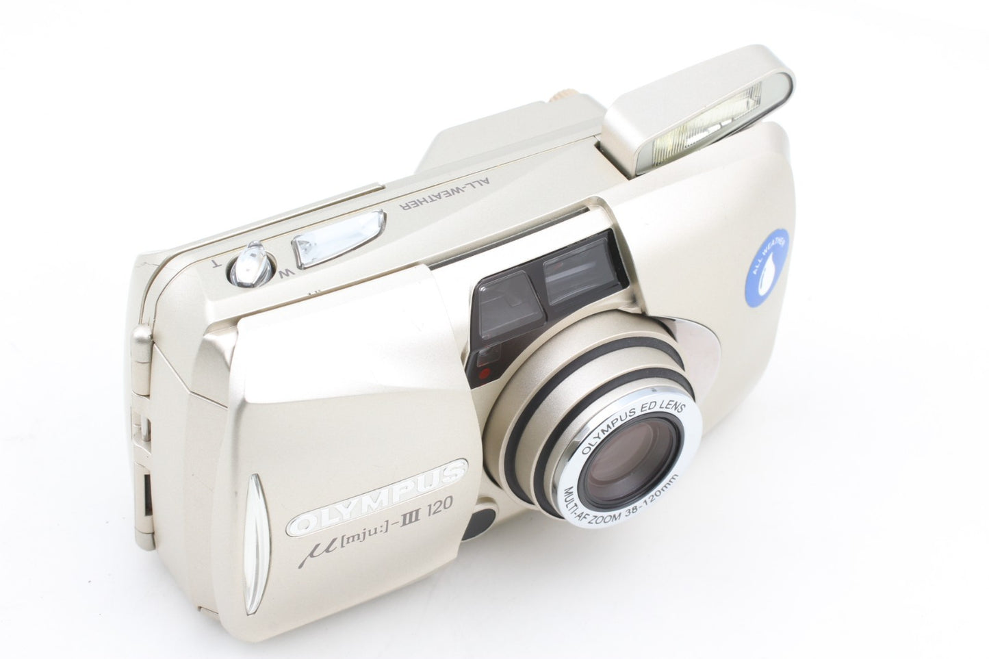 "Mint+++" Olympus Mju III 120 38-120mm 35mm Point & Shoot Film Camera From JAPAN
