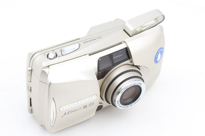 "Mint+++" Olympus Mju III 120 38-120mm 35mm Point & Shoot Film Camera From JAPAN