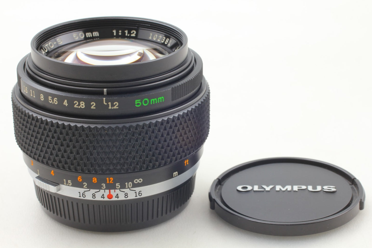 Late Model "MINT+++" Olympus OM-System Zuiko Auto-S 50mm f/1.2 MF Lens JAPAN