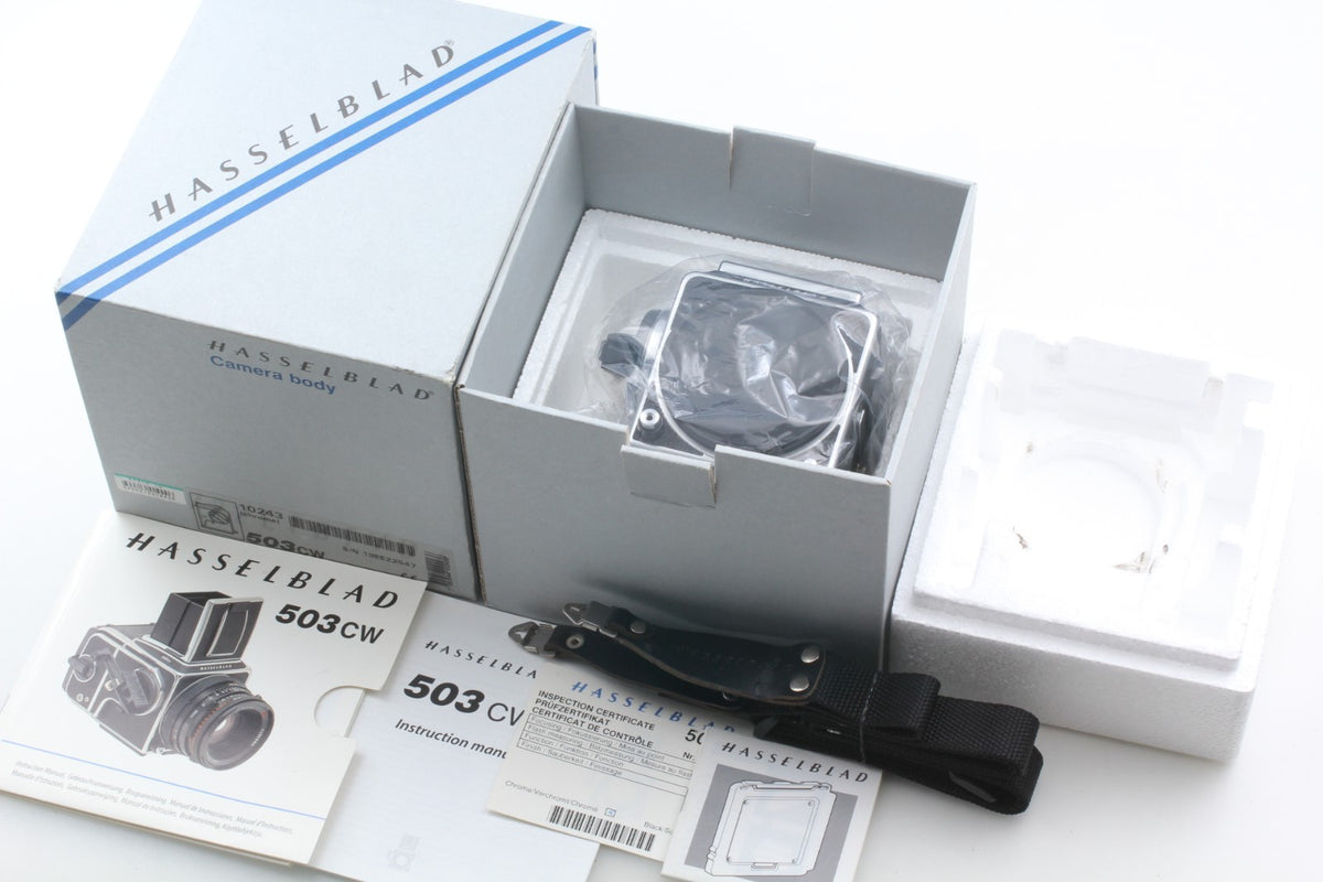 Acute ISO 3200 New Leather "Top Mint+++ w/ Box" Hasselblad 503CW Body JAPAN