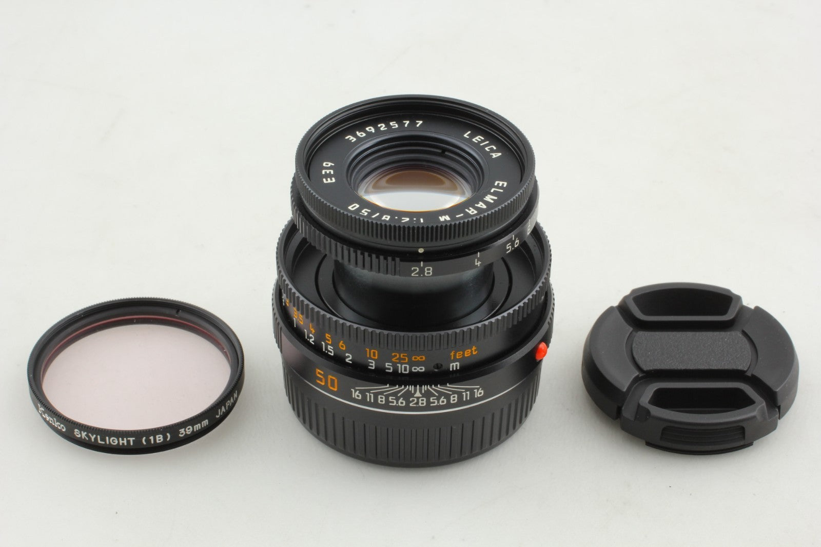 "Near Mint+++" Leica Elmar-M 50mm F/2.8 E39 Black Lens Leica M Mount From JAPAN