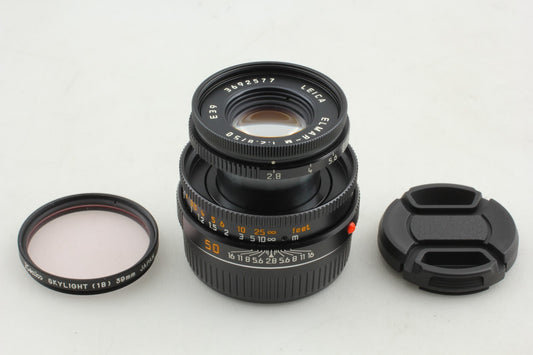 "Near Mint+++" Leica Elmar-M 50mm F/2.8 E39 Black Lens Leica M Mount From JAPAN