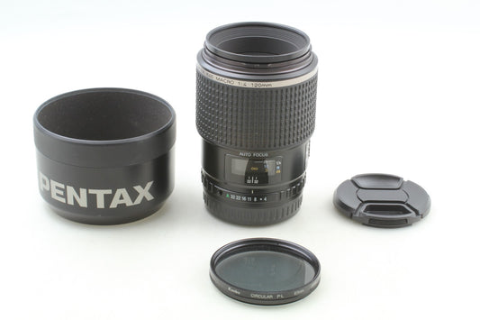 "Top Mint w/ Hood" SMC Pentax-FA 645 120mm F4 Macro AF Lens 645N NII From JAPAN
