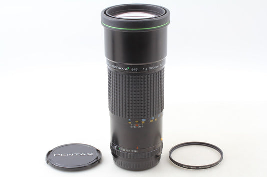 "Mint+++" Green Star SMC Pentax A* 645 300mm f/4 ED IF MF Lens 645N II JAPAN