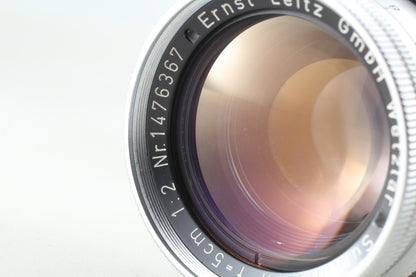 Vintage "Mint+++" Leica Summicron 50mm f/2 Rigid Lens M Mount Leitz From JAPAN