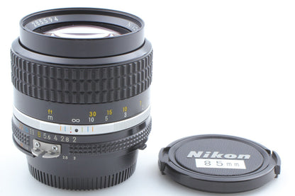 "Mint+++" Nikon Ai-s Ais Nikkor 85mm f/2 Portrait MF Manual Lens From JAPAN