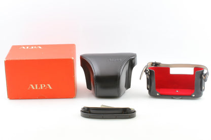 "Unused w/ Box" ALPA Genuine Real Leather Camera Case 11si 10s 10e 10d 9d JAPAN