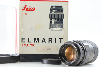 "TOP MINT w/ Box" Leica Elmarit M 90mm f/2.8 E39 MF Lens Leica M Mount JAPAN