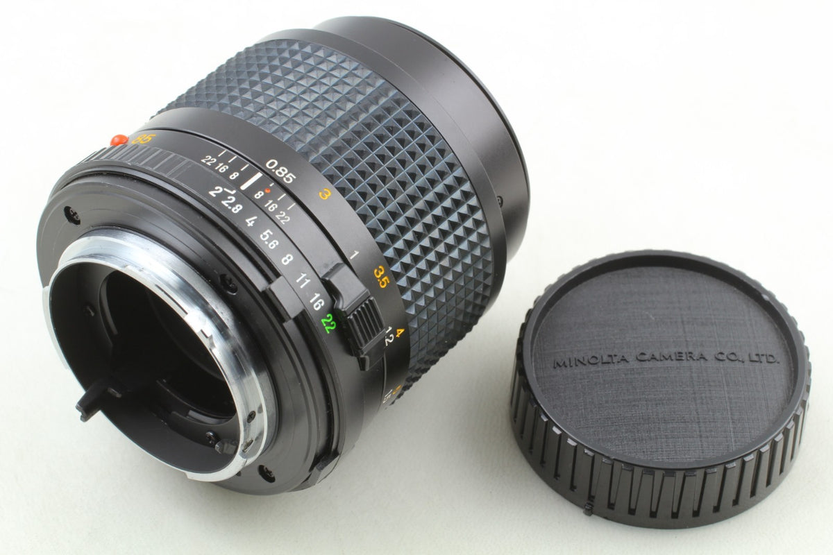 "Top Mint+++ w/ Hood" Minolta New MD 85mm F2 Portrait MF Lens From JAPAN