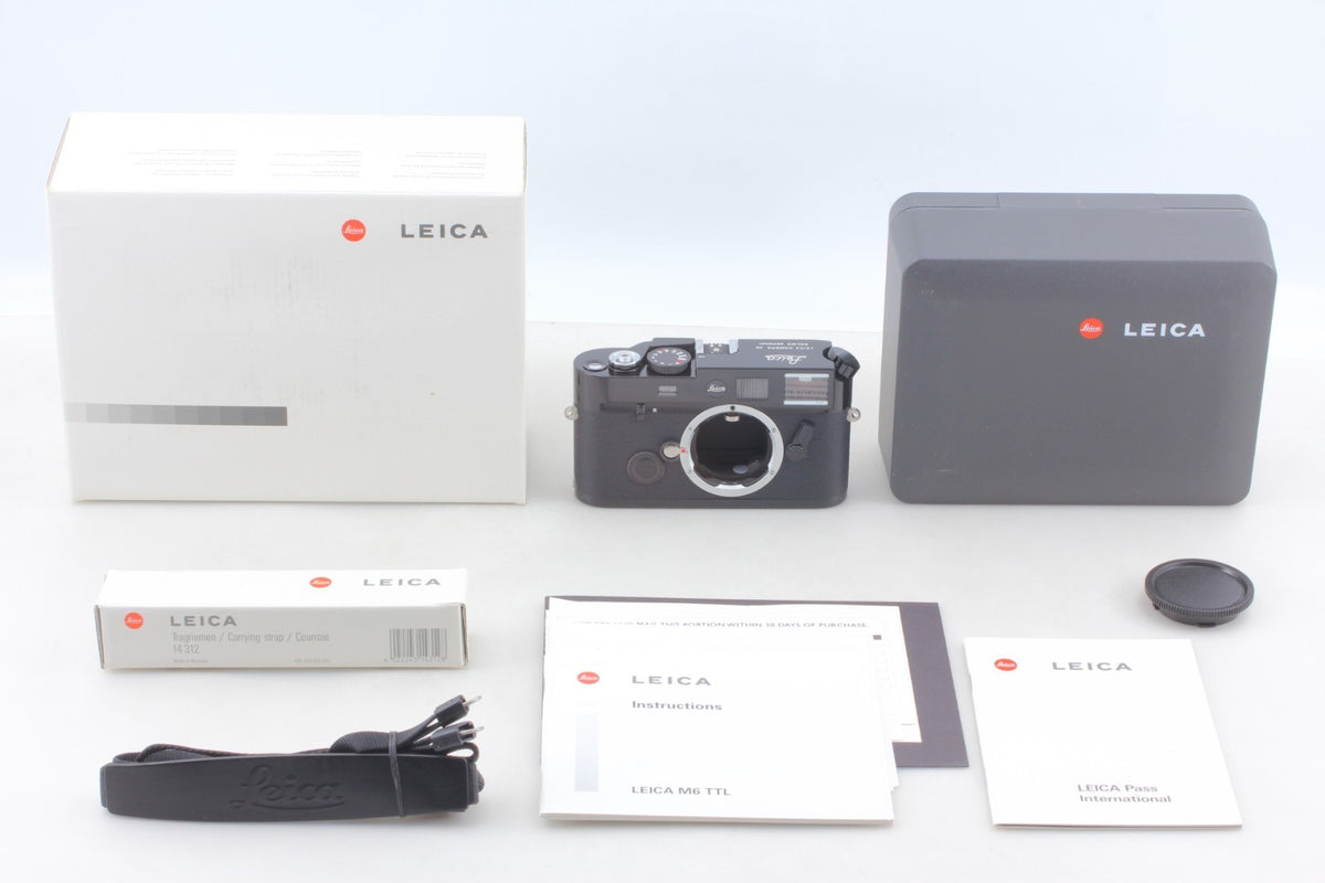 "UNUSED" Leica M6 TTL LHSA 0.72 Black Paint Special Edition Solms Germany 10443