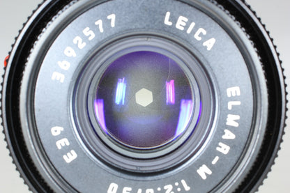 "Near Mint+++" Leica Elmar-M 50mm F/2.8 E39 Black Lens Leica M Mount From JAPAN