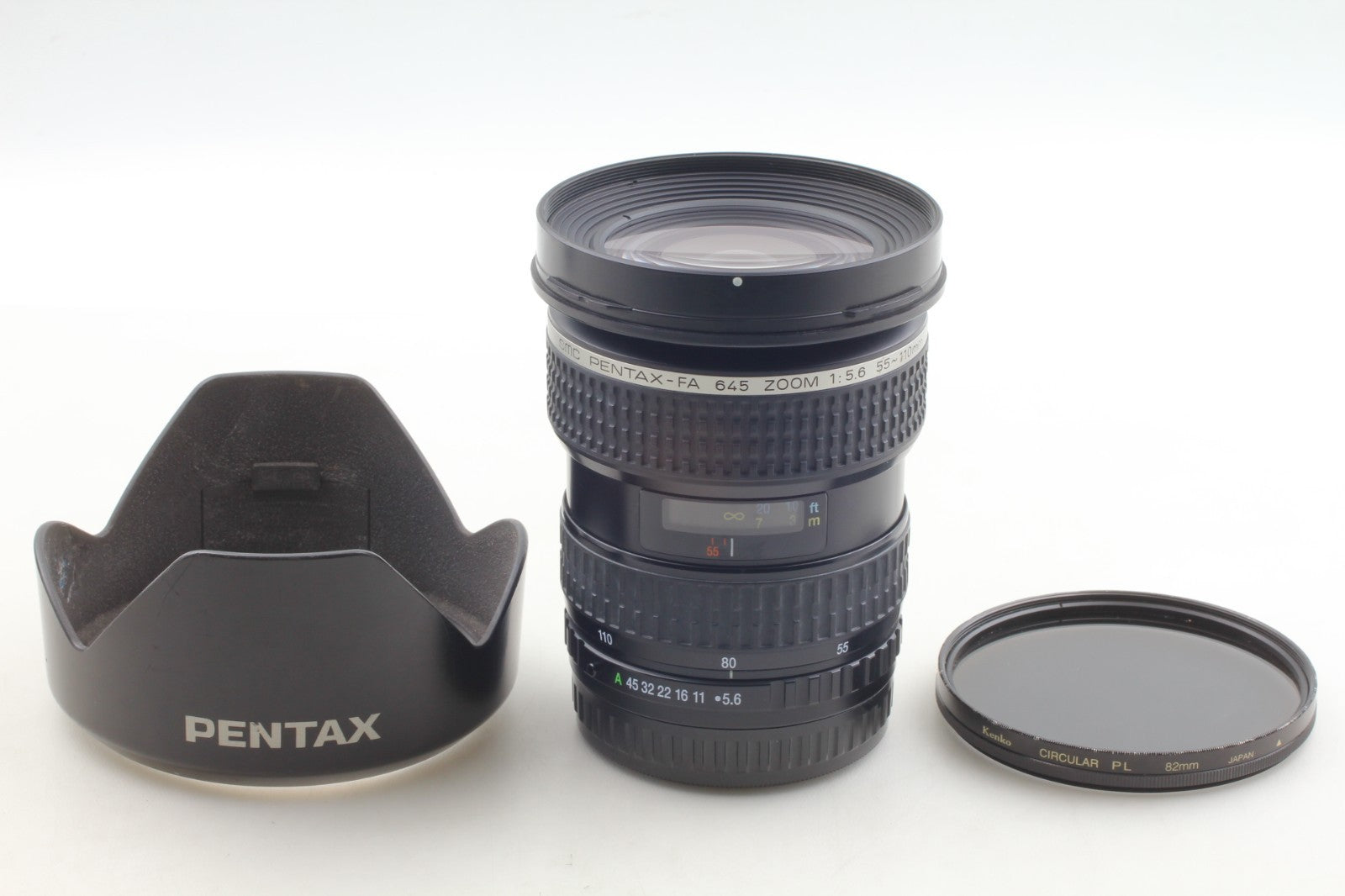 "Near Mint+++ w/ Hood" SMC Pentax-FA 645 55-110mm F5.6 Zoom Lens 645N NII JAPAN