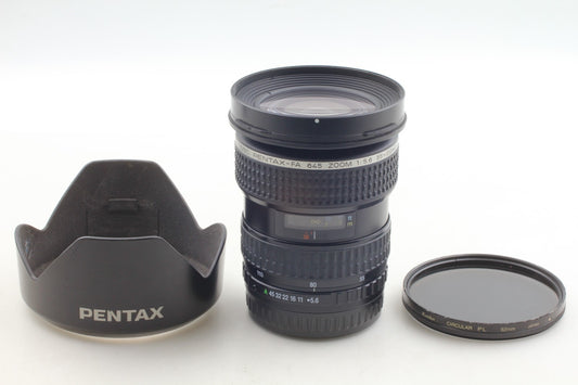 "Near Mint+++ w/ Hood" SMC Pentax-FA 645 55-110mm F5.6 Zoom Lens 645N NII JAPAN