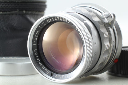 Vintage "Mint+++" Leica Summicron 50mm f/2 Rigid Lens M Mount Leitz From JAPAN