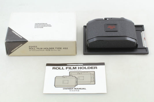"Top Mint+++ w/ Box" Horseman 10EXP/120 Roll Film Back Holder 6x7 For 4x5 JAPAN