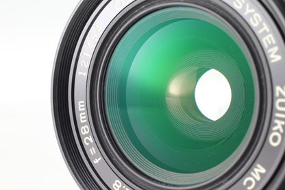 "Top Mint+++" Olympus OM-System Zuiko MC Auto-W 28mm f/2.8 MF Lens From JAPAN