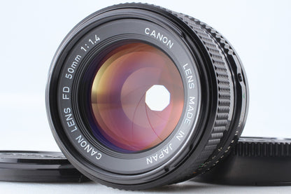 "Almost Unused" Canon New FD 50mm f/1.4 MF Standrad Lens for A-1 AE-1 F-1 JAPAN