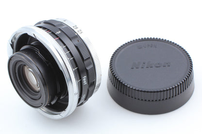 Late "MINT+++" Nikon W-Nikkor 3.5cm 35mm f/2.5 Lens Black for S Mount From JAPAN