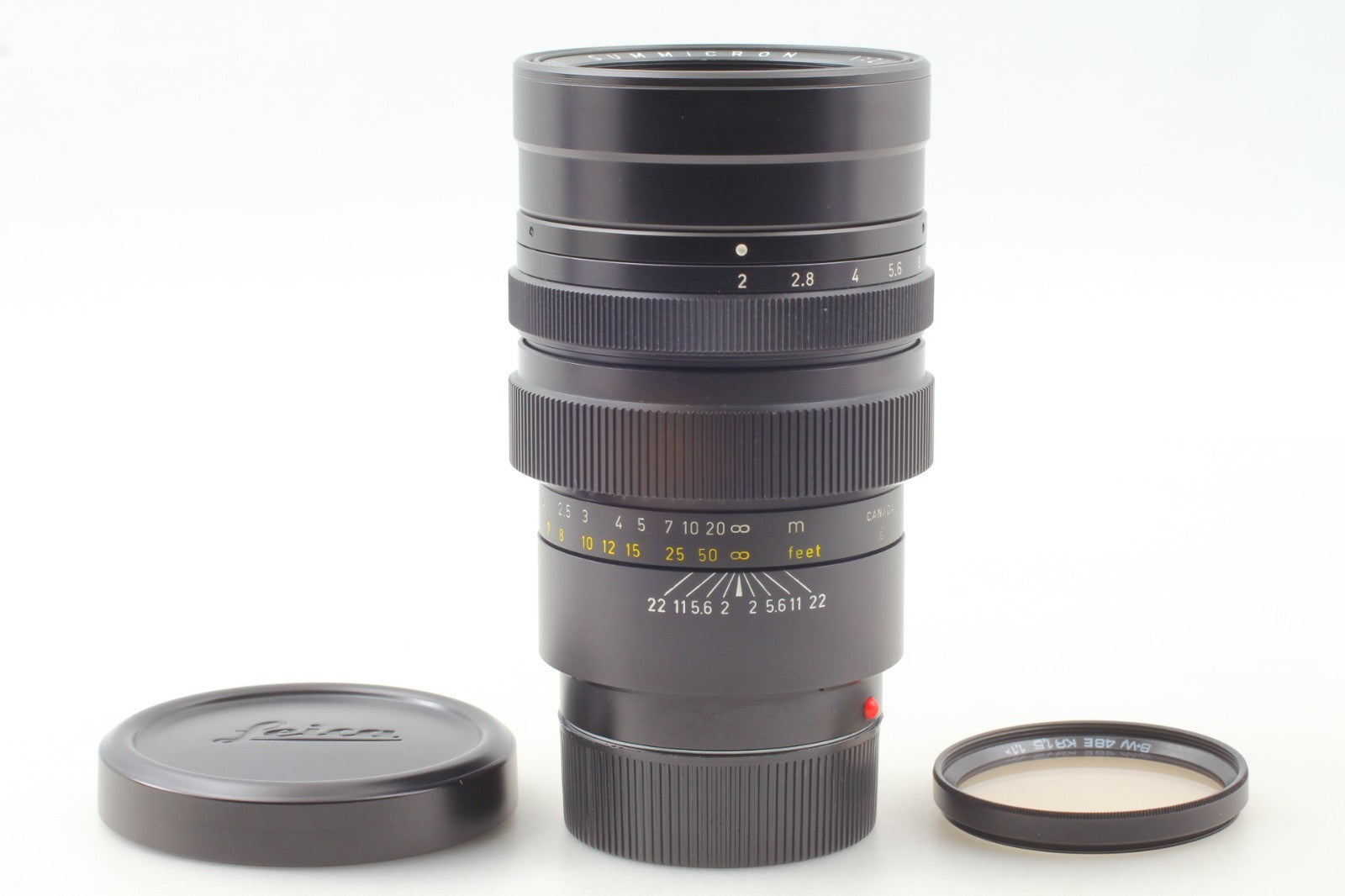 "Unused" Leica Summicron-M 90mm f/2 Portrait M Mount Lens Ver II Leitz JAPAN