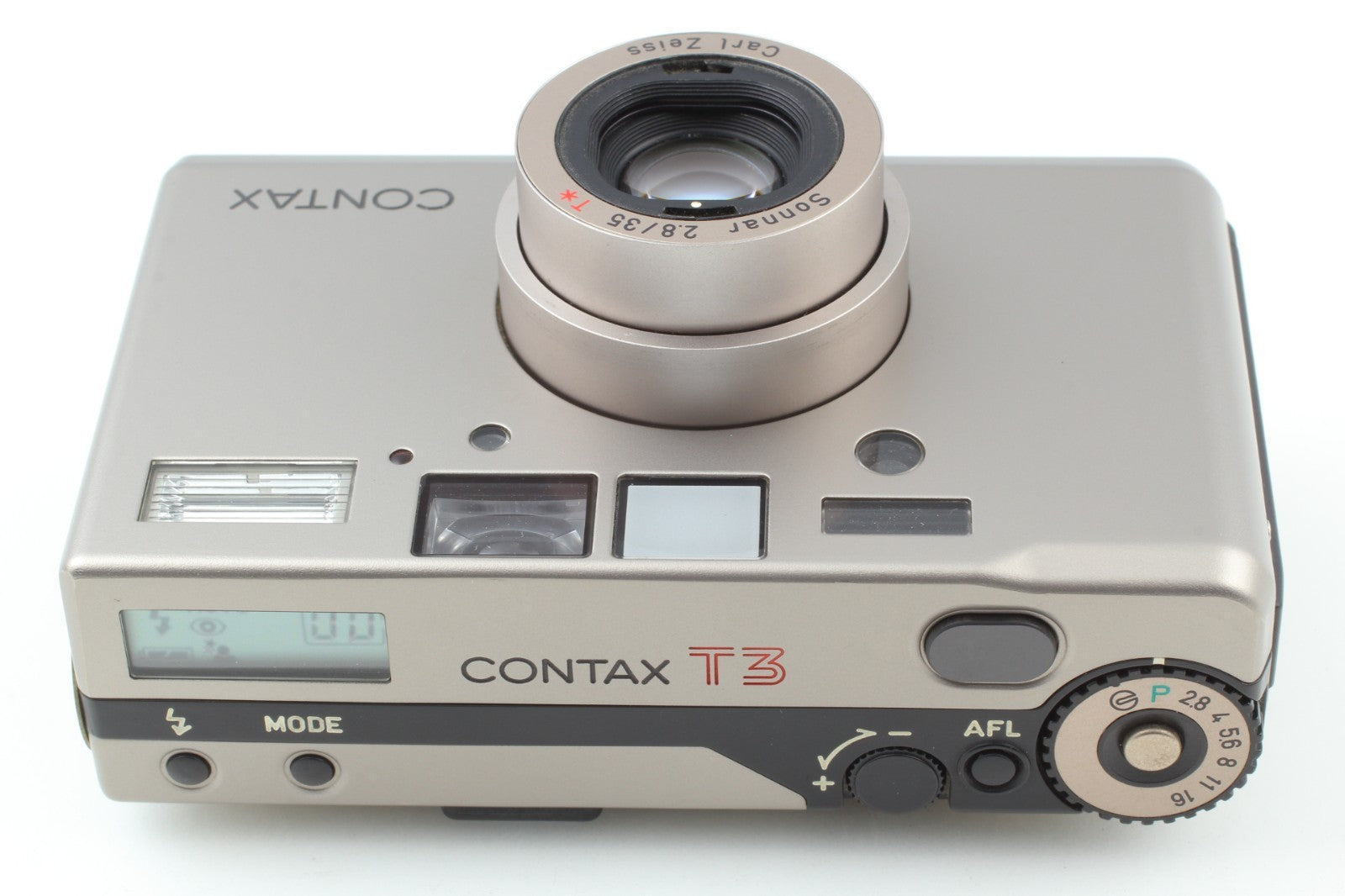 Contax T3 D Titan Silver Compact 35mm Film Camera 