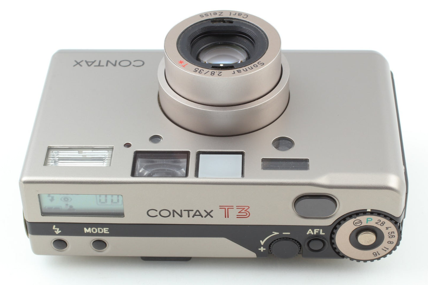 "Near Mint+++" Contax T3 D Titan Silver Compact 35mm Film Camera From JAPAN