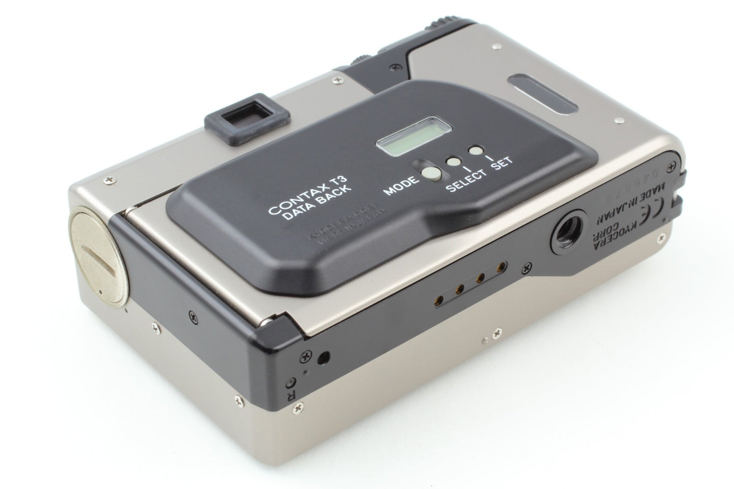"Near Mint+++" Contax T3 D Titan Silver Compact 35mm Film Camera From JAPAN