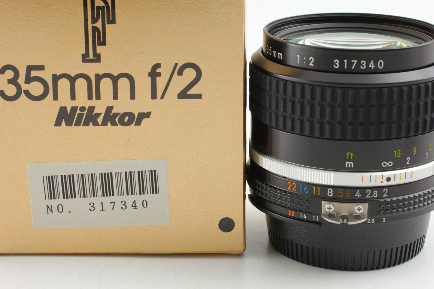 Sic "Unused w/ Box" Nikon Ai-s Ais Nikkor 35mm f/2 MF Wide Angle Lens From JAPAN
