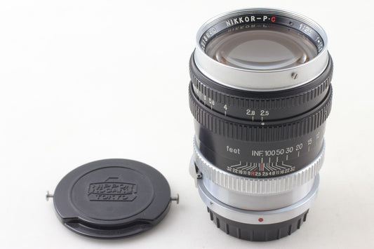 "TOP MINT+++" Nippon Kogaku Nikon Nikkor P.C 105mm f/2.5 S Mount Lens From JAPAN