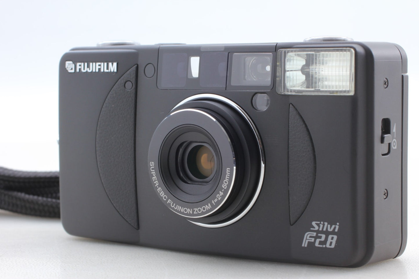"Mint+++" Fujifilm Silvi F/2.8 Black 35mm Film Camera From JAPAN