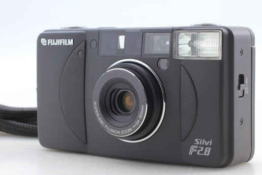 "Mint+++" Fujifilm Silvi F/2.8 Black 35mm Film Camera From JAPAN