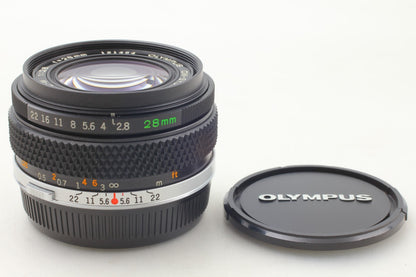 "Top Mint+++" Olympus OM-System Zuiko MC Auto-W 28mm f/2.8 MF Lens From JAPAN
