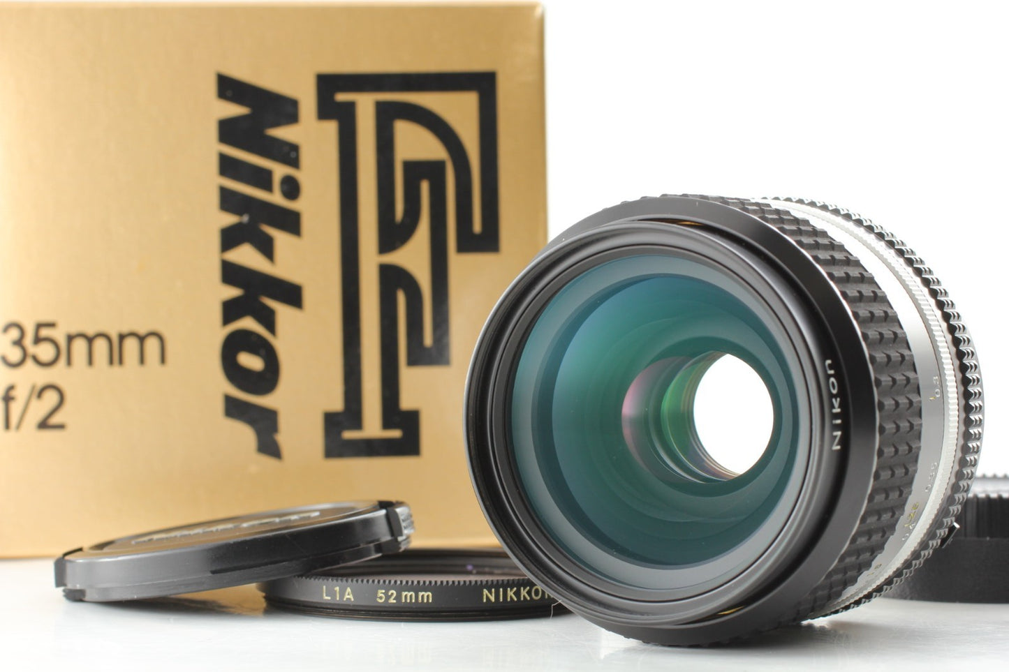 Sic "Unused w/ Box" Nikon Ai-s Ais Nikkor 35mm f/2 MF Wide Angle Lens From JAPAN