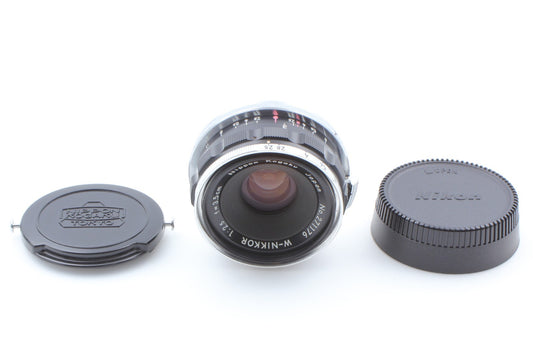 Late "MINT+++" Nikon W-Nikkor 3.5cm 35mm f/2.5 Lens Black for S Mount From JAPAN