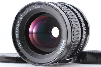 Late Model "NEAR MINT+++" SMC Pentax 67 75mm F/4.5 Lens For 6x7 67 67II JAPAN