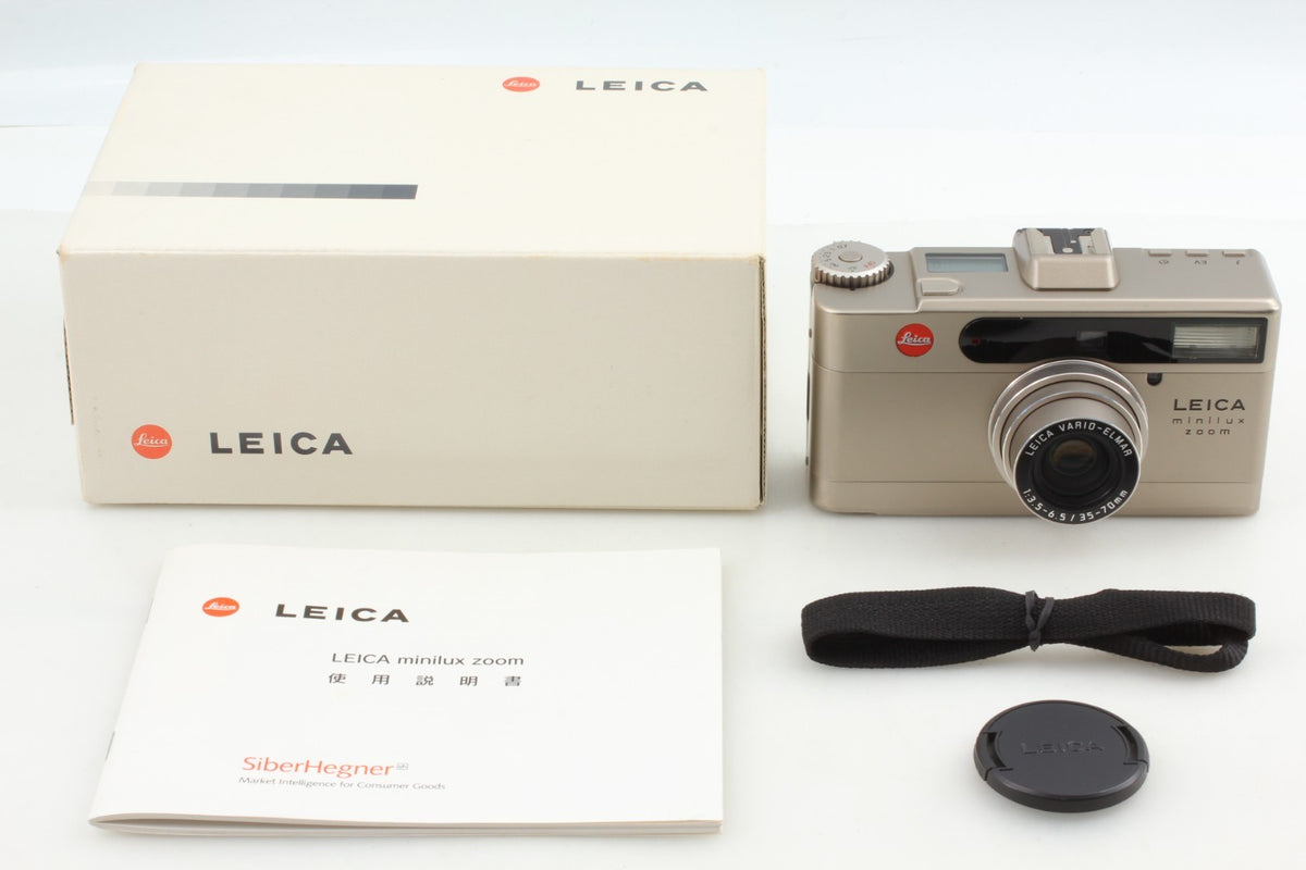 "Top Mint+++ w/ Box" Leica Minilux Zoom Point & Shoot 35mm Film Camera JAPAN